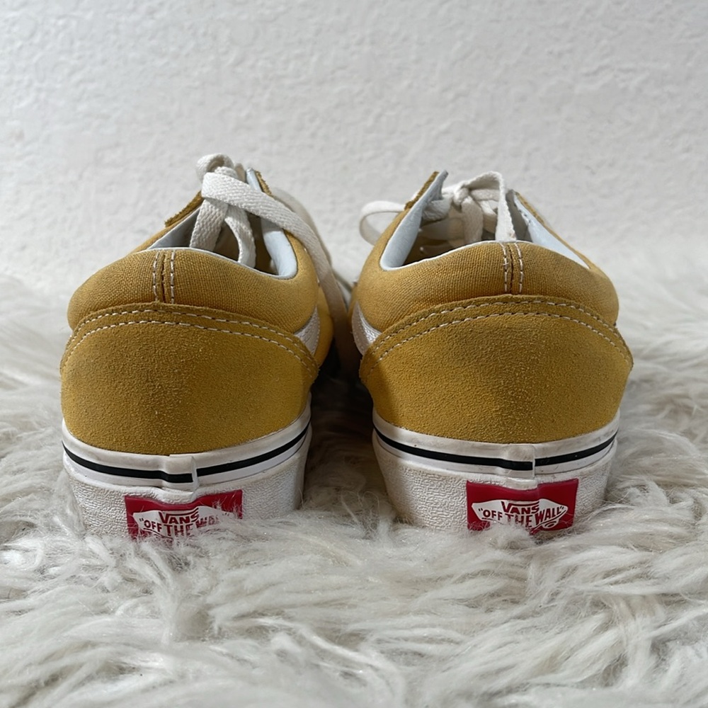 VANS Old Skool Classic Sneakers Mustard Yellow Size 5M - 6.5W - Picture 5 of 11